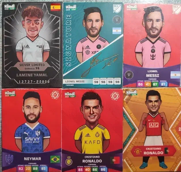 کیمدی رونالدو مسی نیمار یامال سیلور|اسباببازی|بروجن, |دیوار