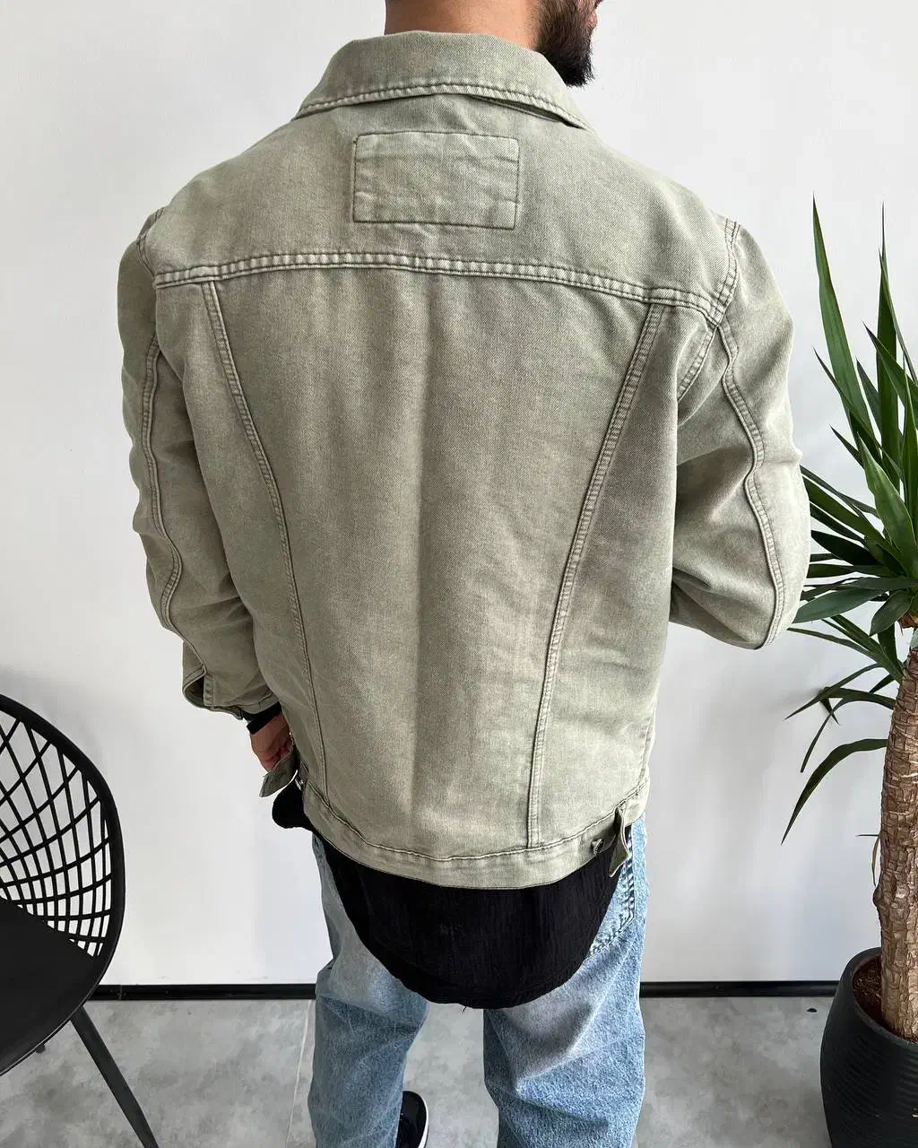 کت جین باکسی رنگ سبز روشن اورجینال|لباس|تهران, حافظیه|دیوار