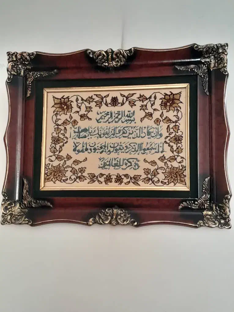 فرش دستبافت با چهارچوب چوبی|فرش|تبریز, |دیوار