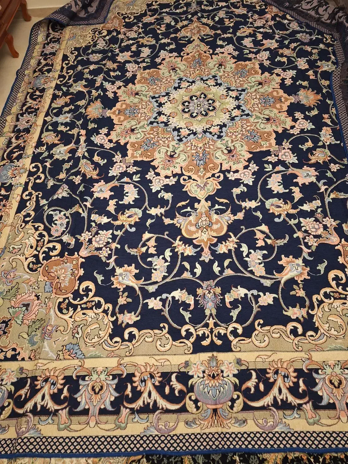 روفرشی دوعدد ۹ متری و ۶ متری مخمل سالم و تمیز|روفرشی|تهران, نارمک جنوبی|دیوار