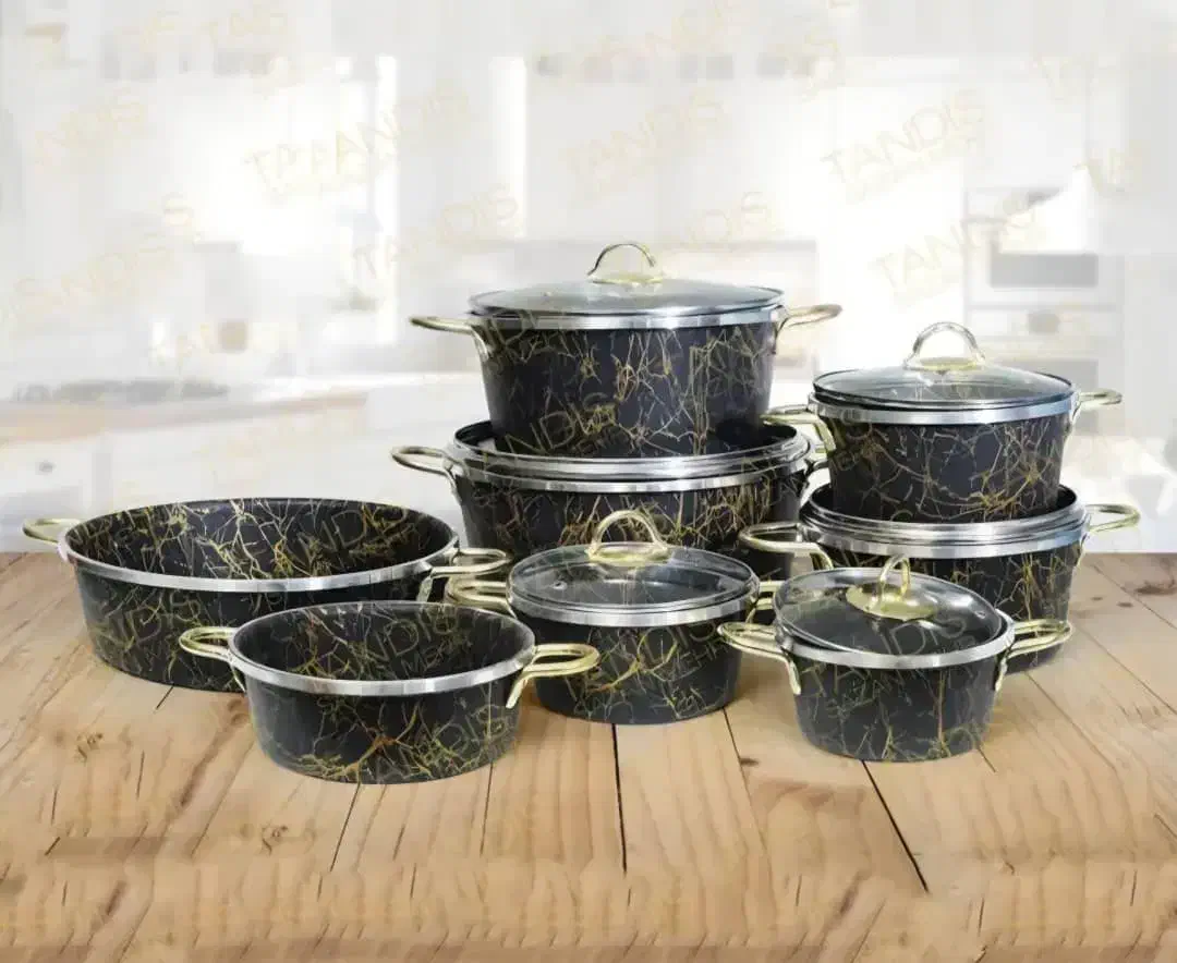 انواع سرویس ماربل طرح سنگ البرز کالا|ظروف پخت‌وپز|شیراز, عادل آباد|دیوار