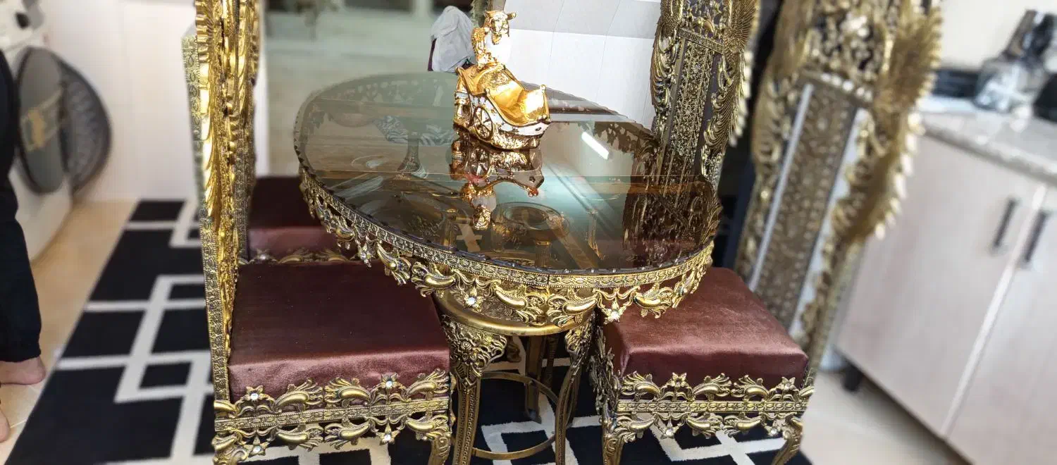 ناهار خوری برنز مبل و جلو مبلی|مبلمان خانگی و میز عسلی|قم, شهدا|دیوار