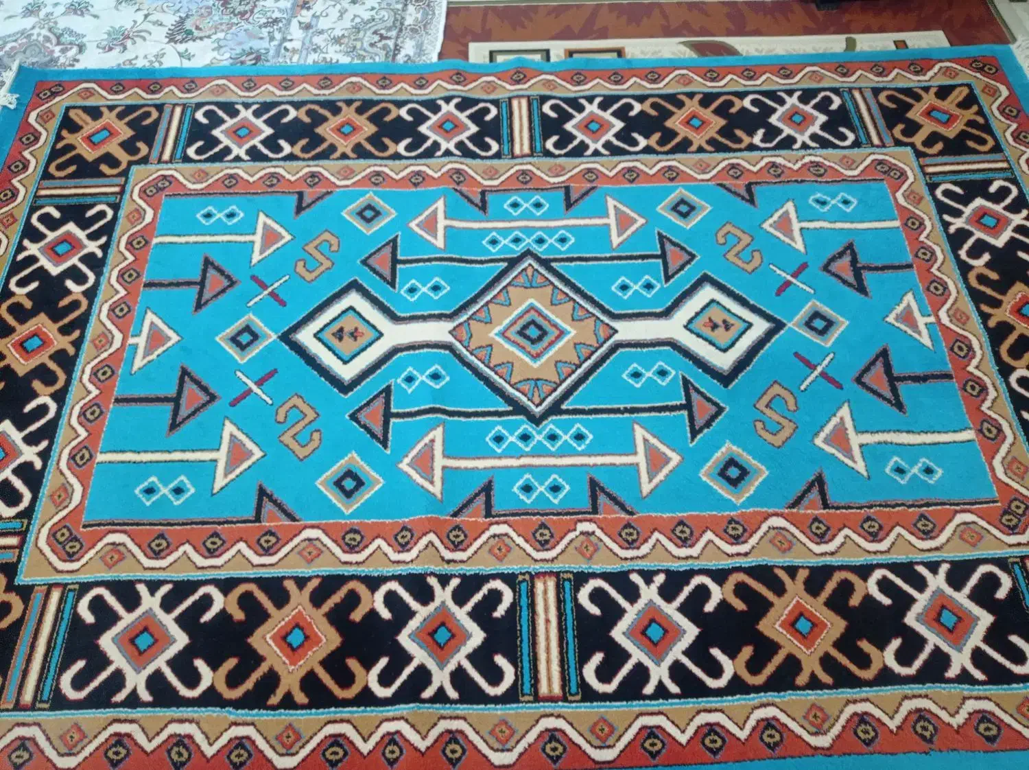 گلیم فرش۶ متری|گلیم، جاجیم، گبه|خرمآباد, |دیوار