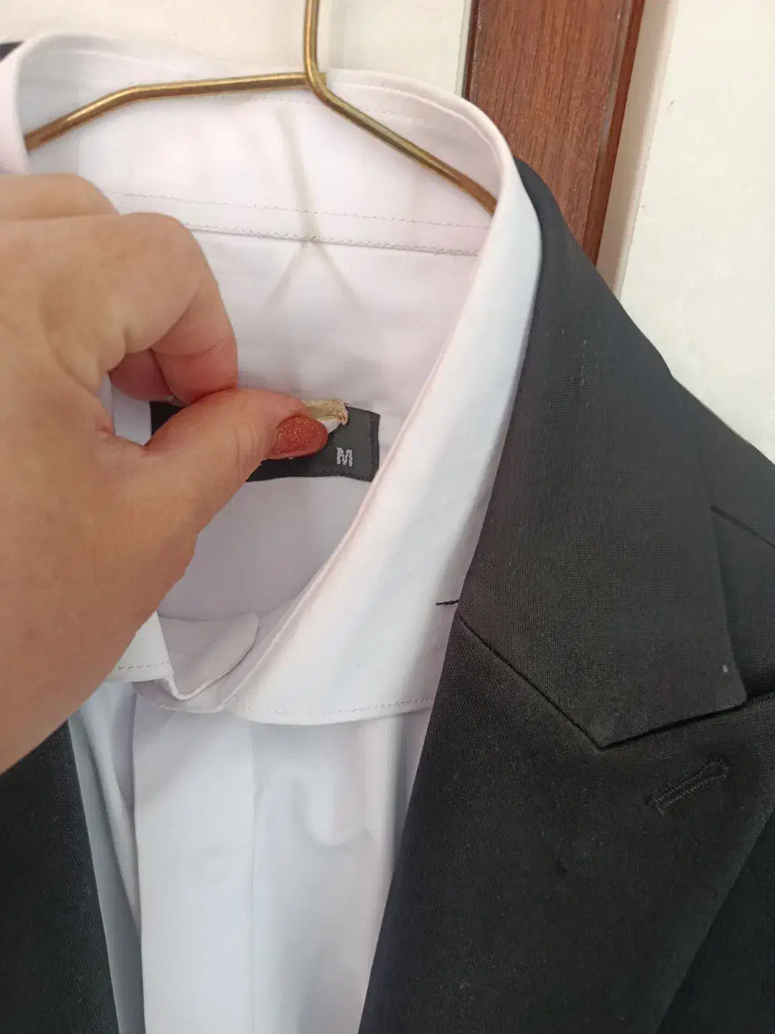 یکدست کت و شلوار و پیراهن تترون سفید|لباس|بروجرد, |دیوار