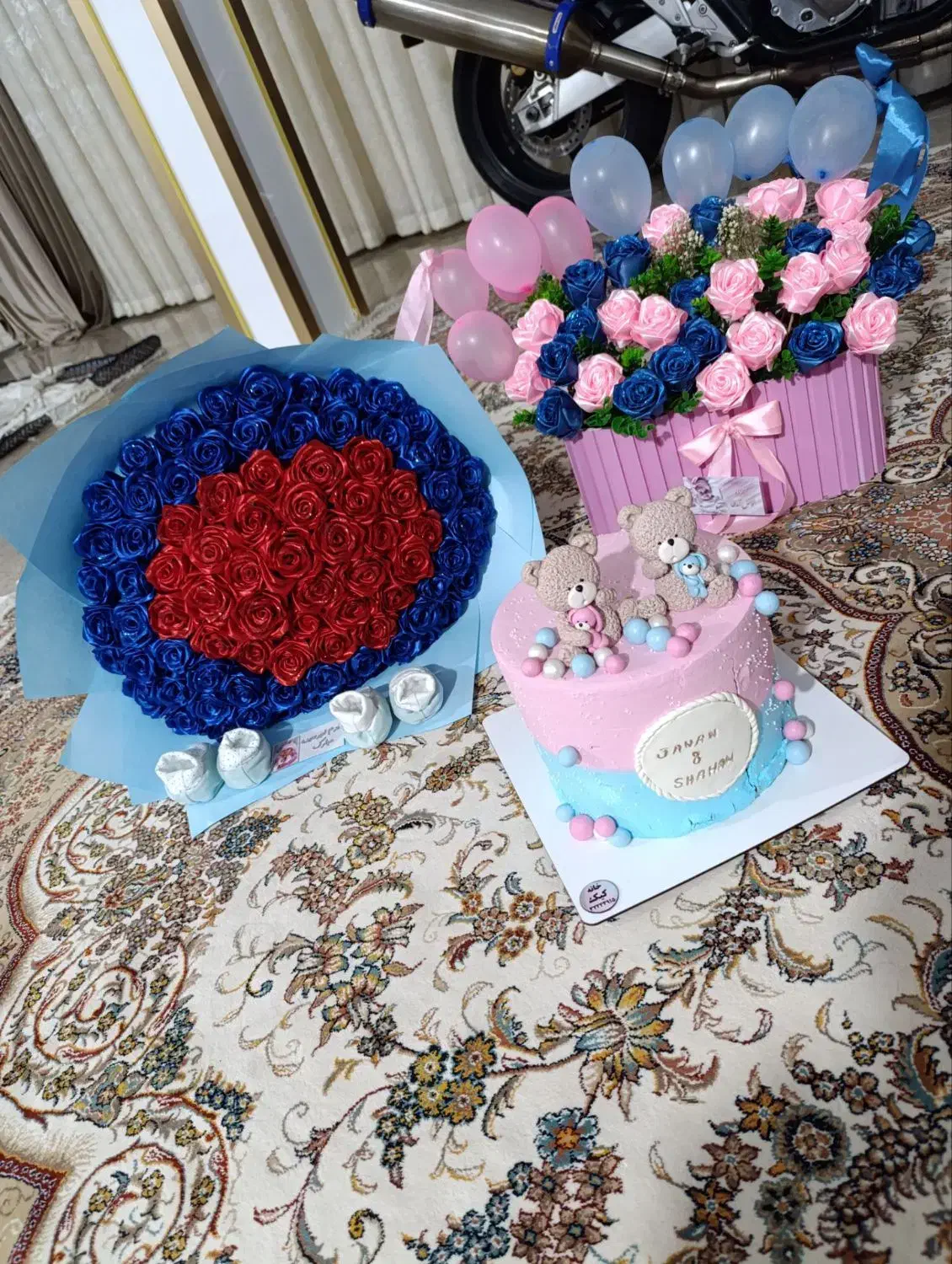 گل روبانی|گل مصنوعی|الوند, |دیوار