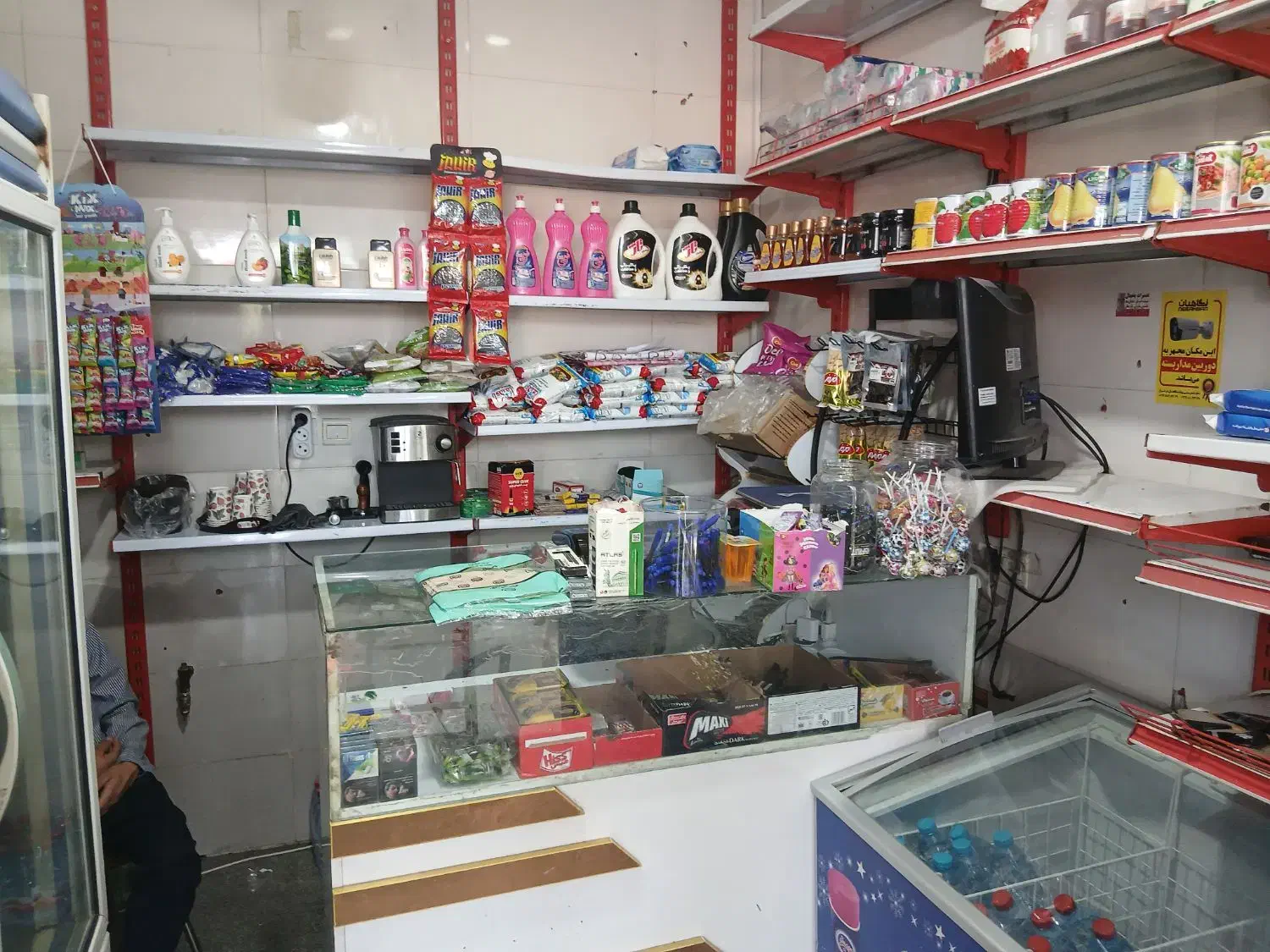 فروش اجناس سوپر مارکت|فروشگاه و مغازه|شیراز, شیشه‌گری|دیوار