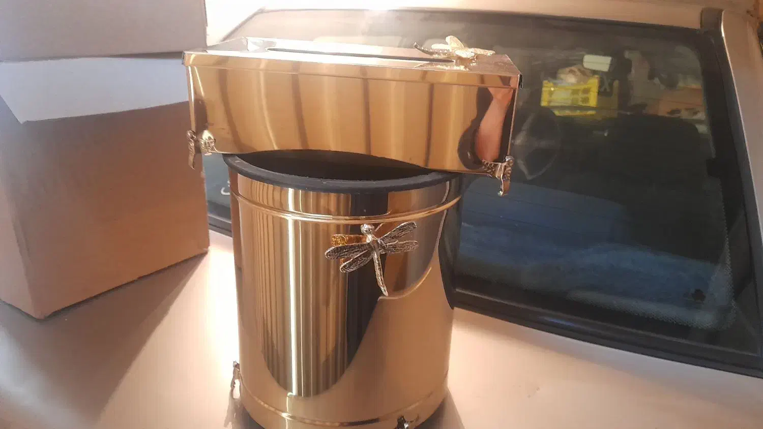 سطل اشغال و جای کاغذ دستمالی|صنایع دستی و سایر لوازم تزئینی|تبریز, |دیوار