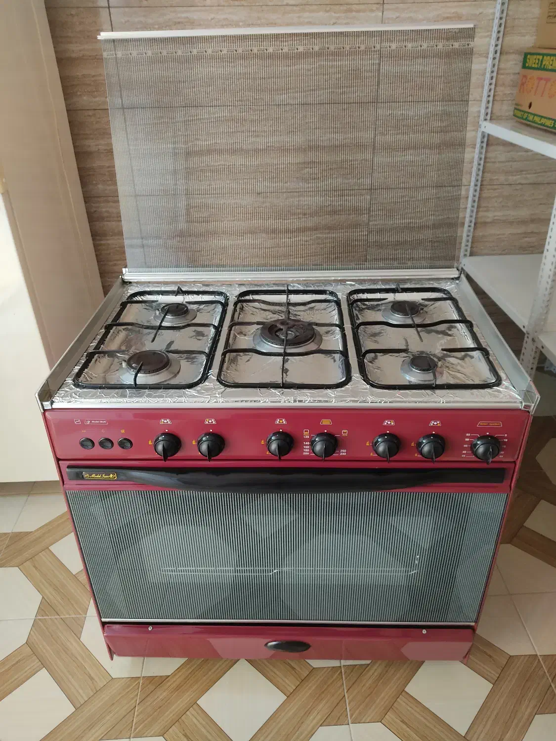 اجاق گاز فردار پنج شعله|اجاق گاز و لوازم برقی پختوپز|شیراز, رکنآباد|دیوار