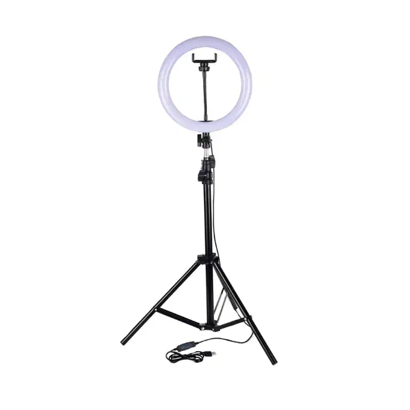 رینگ لایت 26 سانتی بهمراه پایه فلزی 2 متری|لامپ و چراغ|قم, زند آباد|دیوار