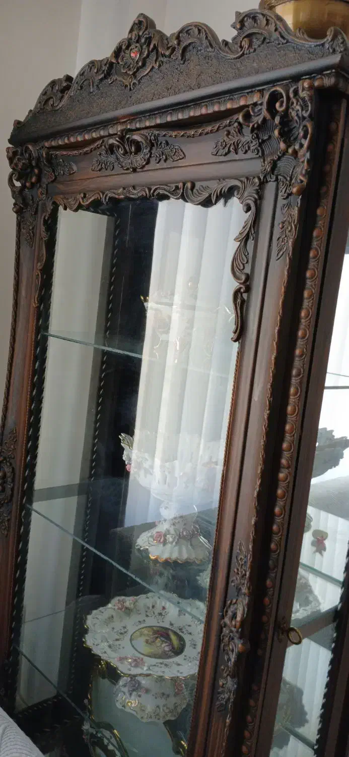 بوفه چوبی درحدنو|بوفه، ویترین، کنسول|گنبد کاووس, |دیوار