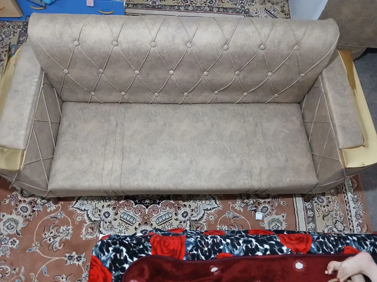 ۲عدد مبل ۳نفره راحتی نو|مبلمان خانگی و میز عسلی|مشگین شهر, |دیوار