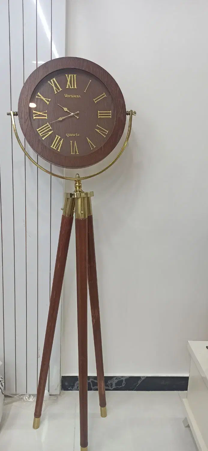 ساعت ۳پایه چوبی|ساعت دیواری و تزئینی|اسدآباد, |دیوار