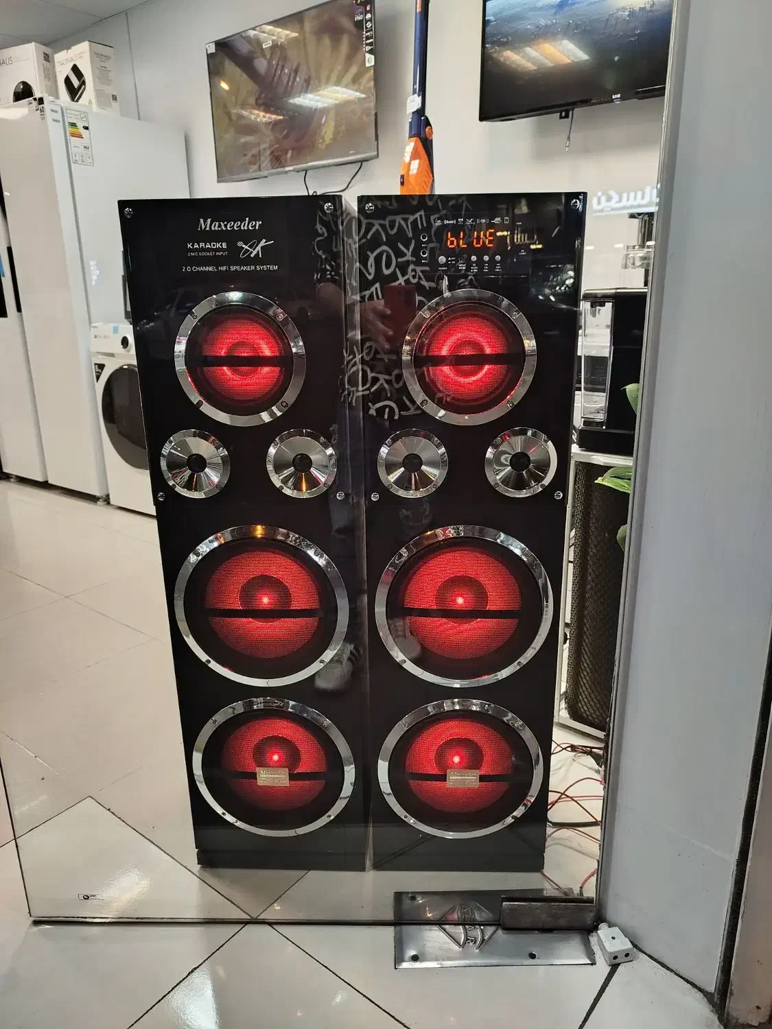 اسپیکر پر قدرت مکسیدر|سیستم صوتی خانگی|رشت, بازار|دیوار