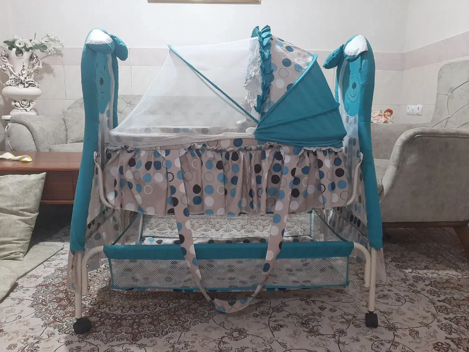 گهواره نوزاد درحد نو|تخت و صندلی بچه|رباطکریم, رباطکریم|دیوار