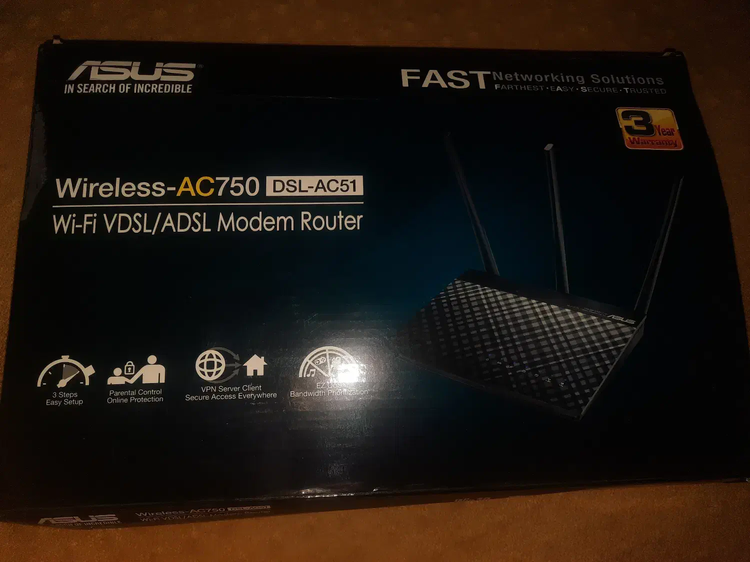 مودم-روتر ایسوس مدل ASUS DSL-AC51|مودم و تجهیزات شبکه|مشکین‌دشت, |دیوار