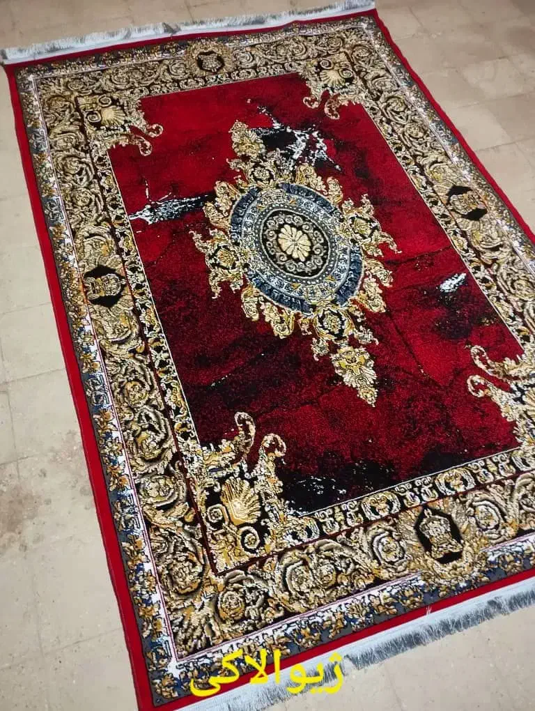 فرش لاکی جدیدترین طرح|فرش|باغستان, |دیوار