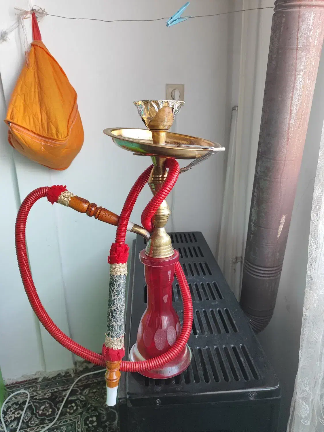 قلیون تنه برنجی نو|کلکسیون و سرگرمی|لنگرود, |دیوار