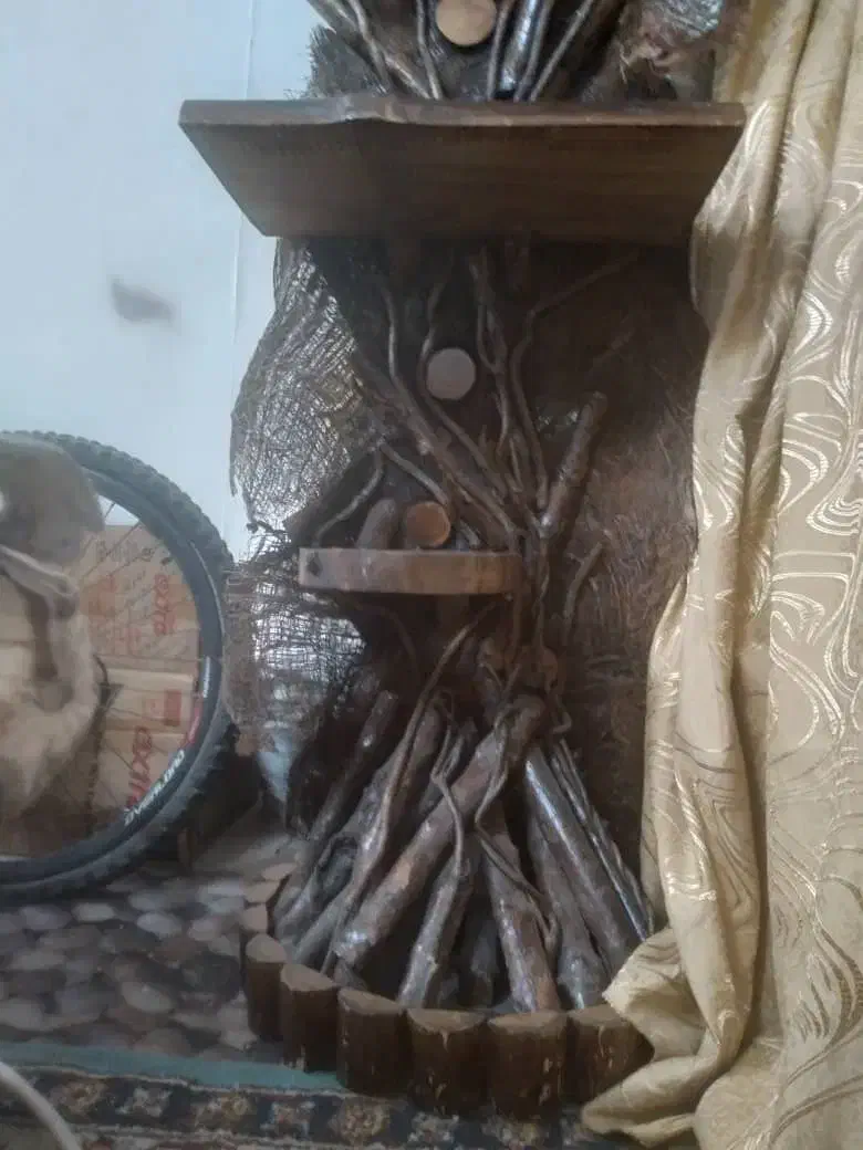 بار و تزئینی بار و کمد چوبی قدیمی|بوفه، ویترین، کنسول|کرج, فاز ۴ مهرشهر|دیوار