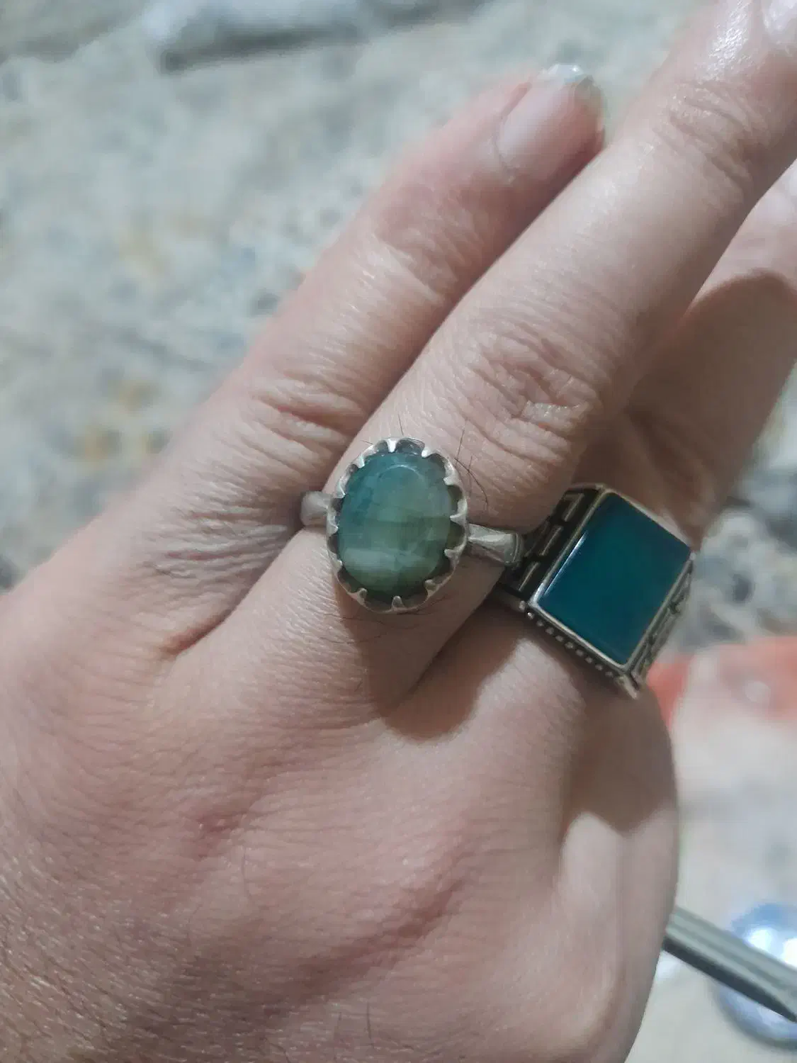 انگشترهای نقره|جواهرات|فولادشهر, A2|دیوار