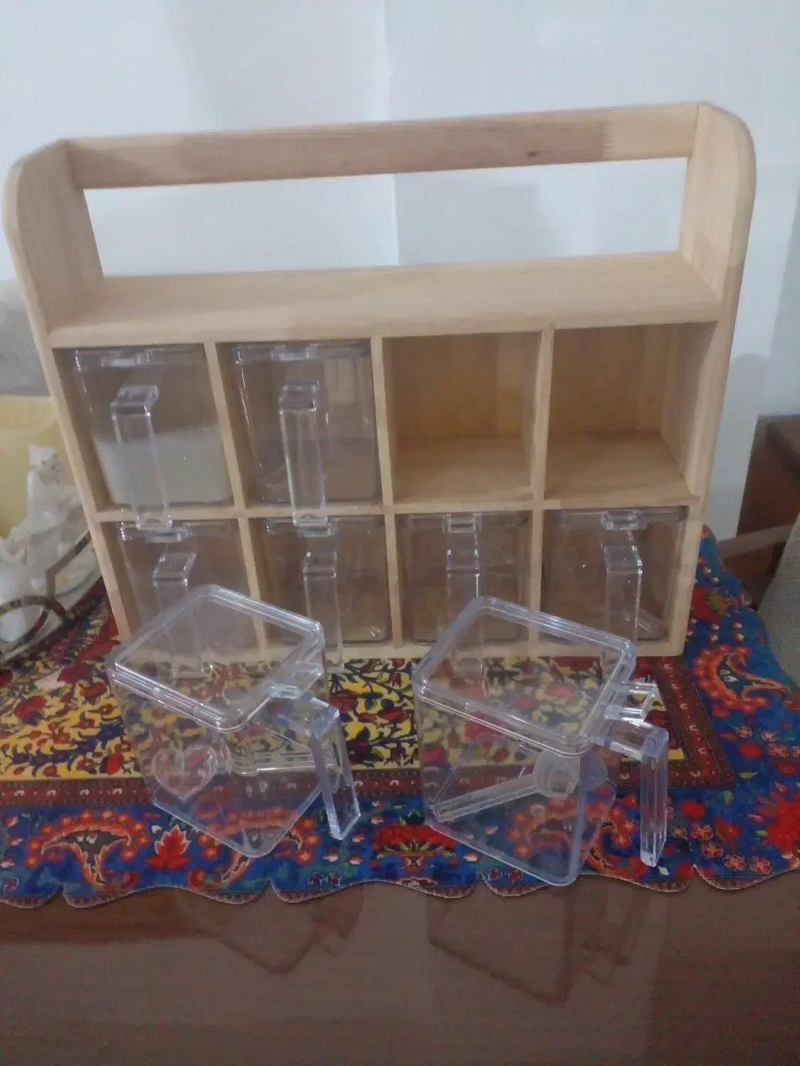 جا ادویه|ظروف نگهدارنده، پلاستیکی، یک‌بارمصرف|اردبیل, |دیوار