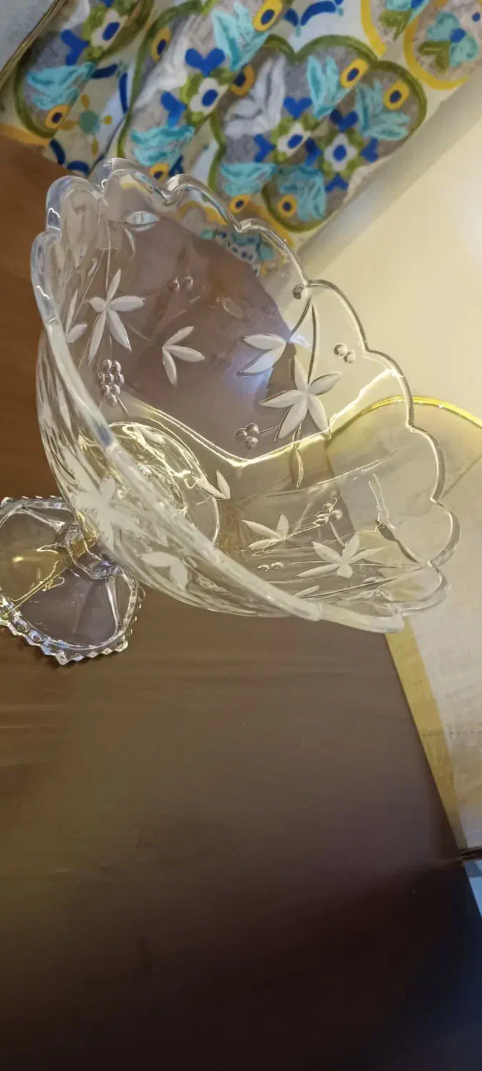 ظرف میوه خوری پایه دار سوگا ژاپن|ظروف سرو و پذیرایی|رودهن, |دیوار