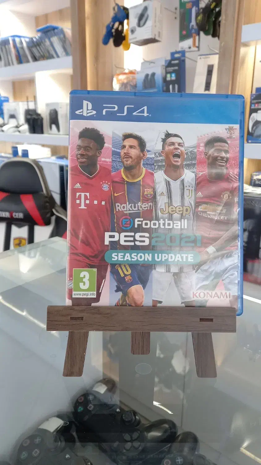 دیسک pes 21 پی اس ۲۰۲۱ ps4 ps5|کنسول، بازی ویدئویی و آنلاین|قم, انسجام|دیوار