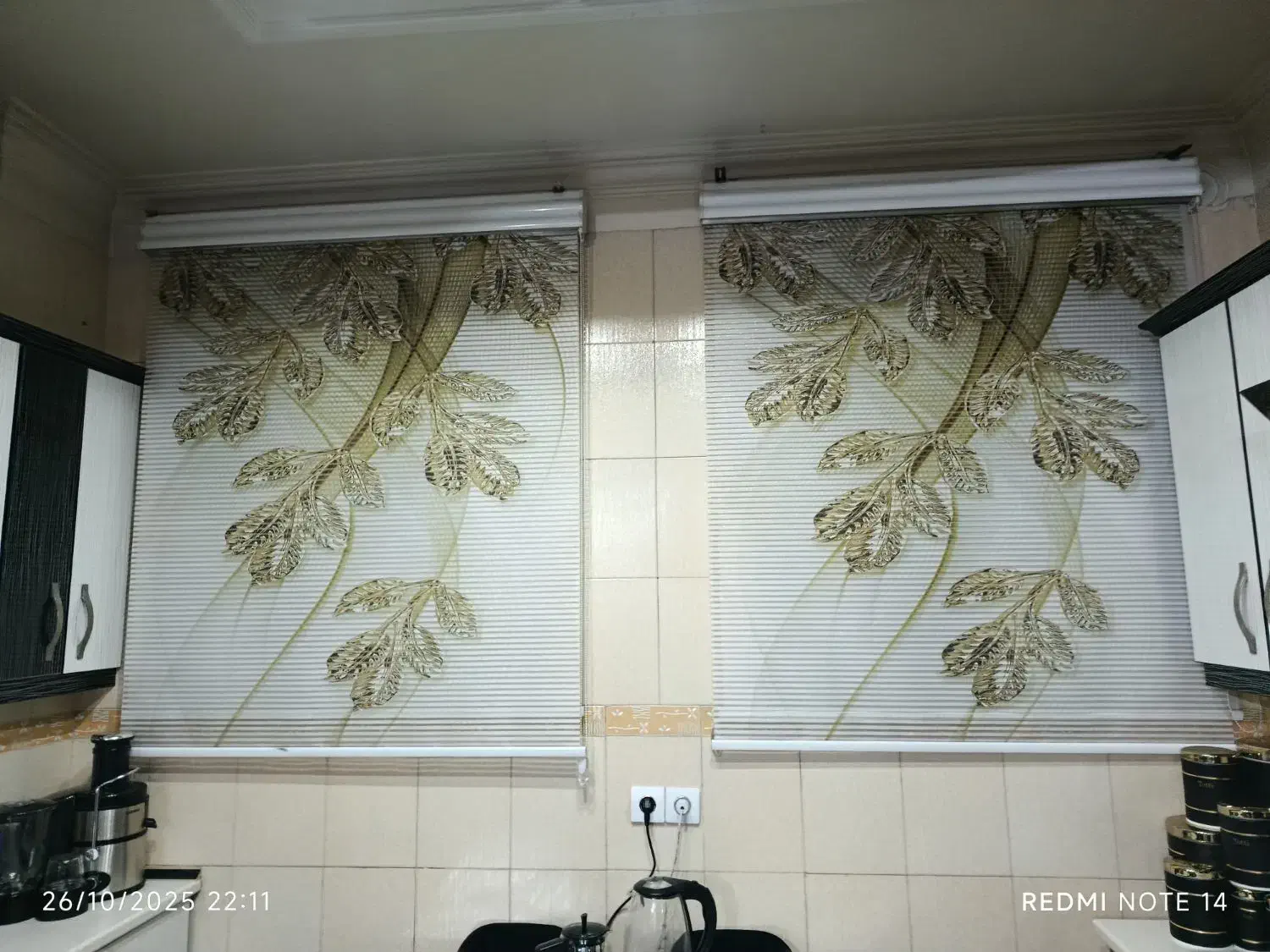 دوتا پرده زبرا دو مکانیزه نو قیمت هردو باهم ۳۲۰۰|پرده، رانر، رومیزی|کویرات, |دیوار