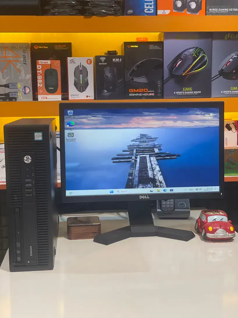 مینی کیس اداری نسل 6 همراه مانیتور فول اچدی|رایانه رومیزی|مشهد, ادیب نیشابوری (شهرک غرب)|دیوار