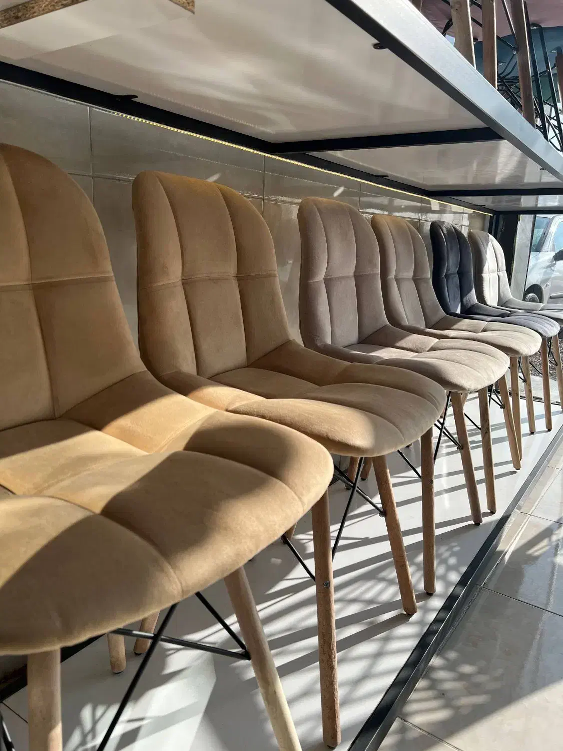 فروش انواع صندلی پارچه ای و فایبر|صندلی و نیمکت|ارومیه, |دیوار