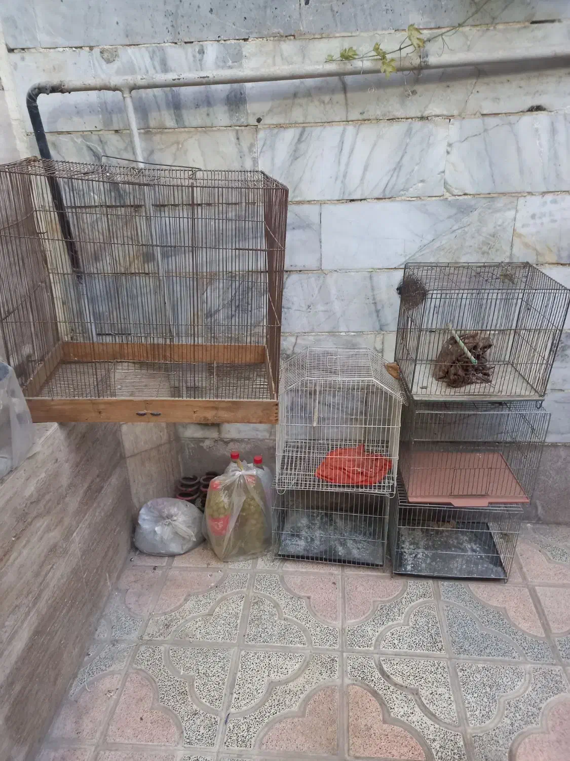 چند عدد قفس در حد نو سالم|لوازم جانبی حیوانات|قدس, شهر‌قدس|دیوار