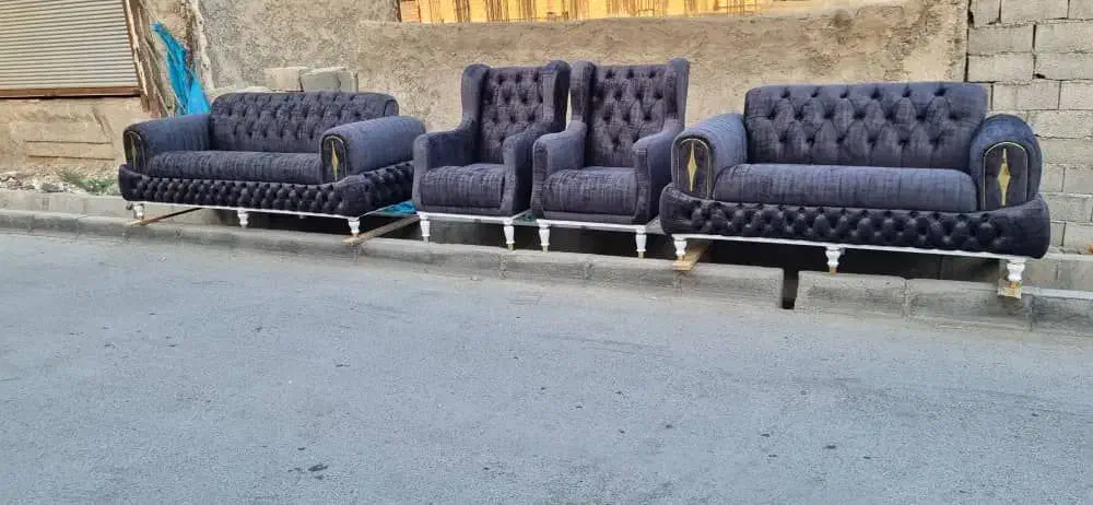 مبل چستر ساده//|مبلمان خانگی و میز عسلی|رفسنجان, |دیوار