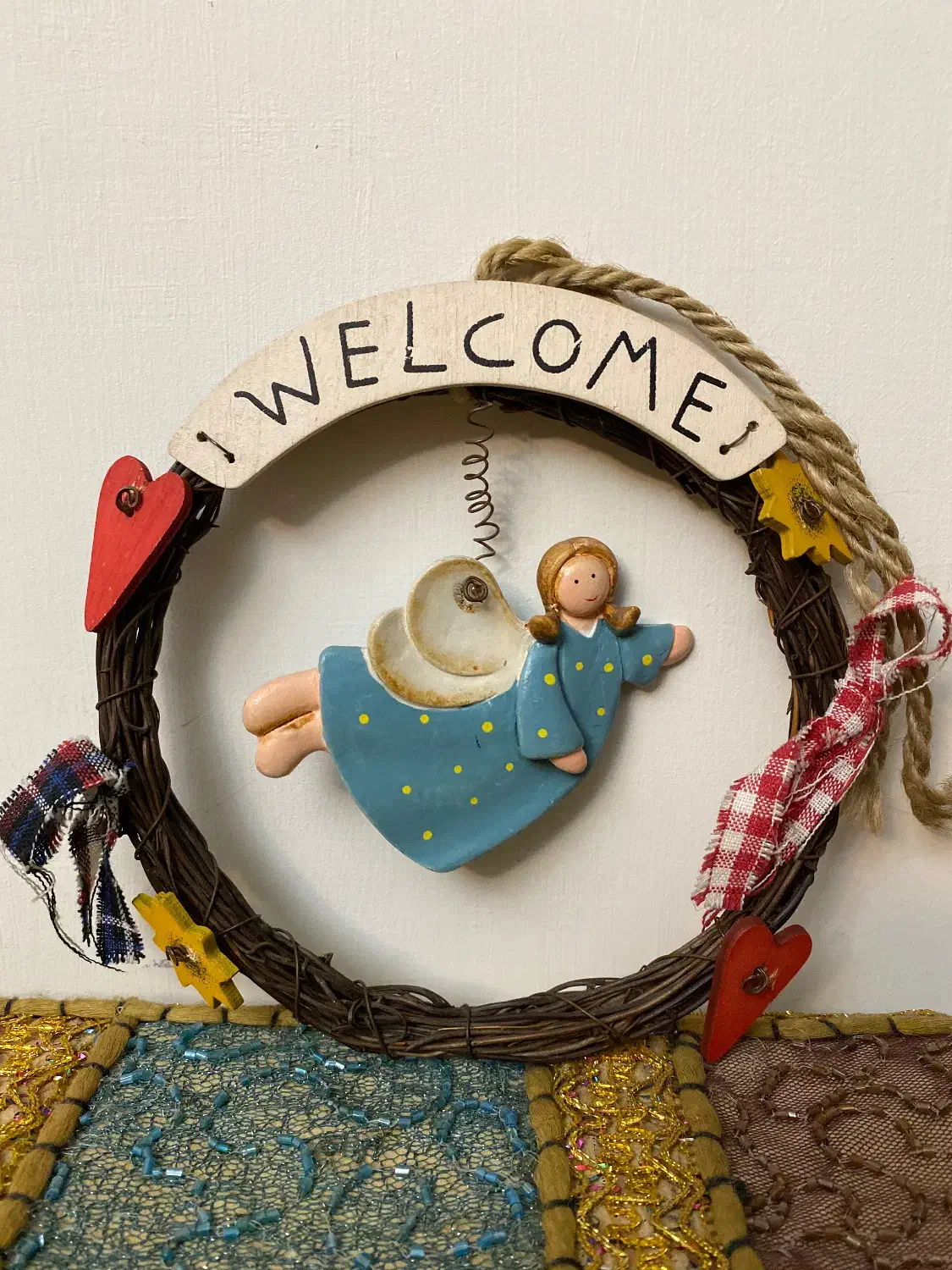 آویز درب welcome|ساعت دیواری و تزئینی|سلماس, |دیوار