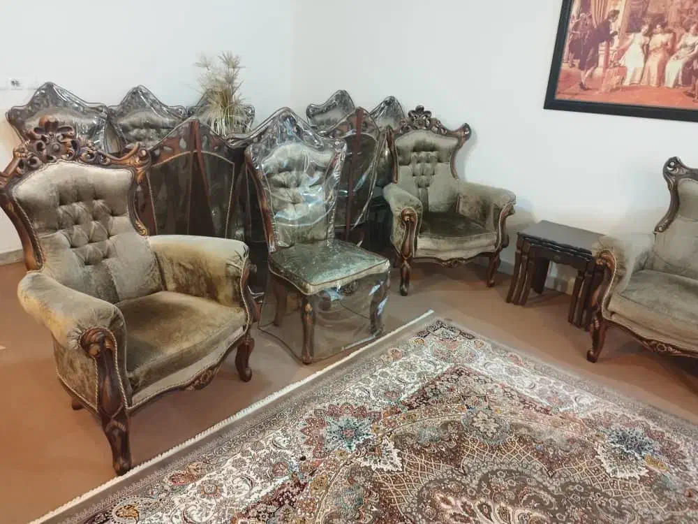 مبلمان ۹نفره ونهارخوری ۸ نفره|مبلمان خانگی و میز عسلی|اهواز, کیان اباد|دیوار