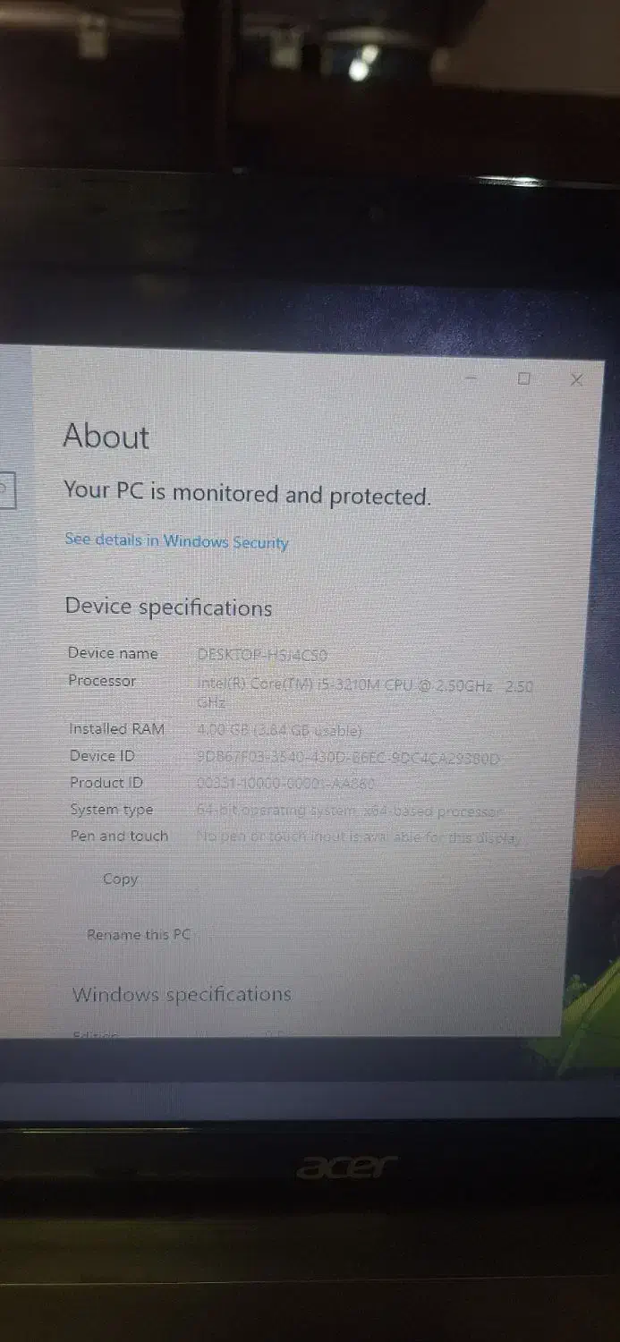 لپ تاپ acer|رایانه همراه|بهشهر, |دیوار
