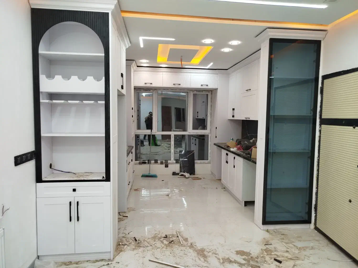 کابینت کمد دیواری دکوراسیون ام دی آف|مصالح و تجهیزات ساختمان|قم, شهرک سازمان آب|دیوار