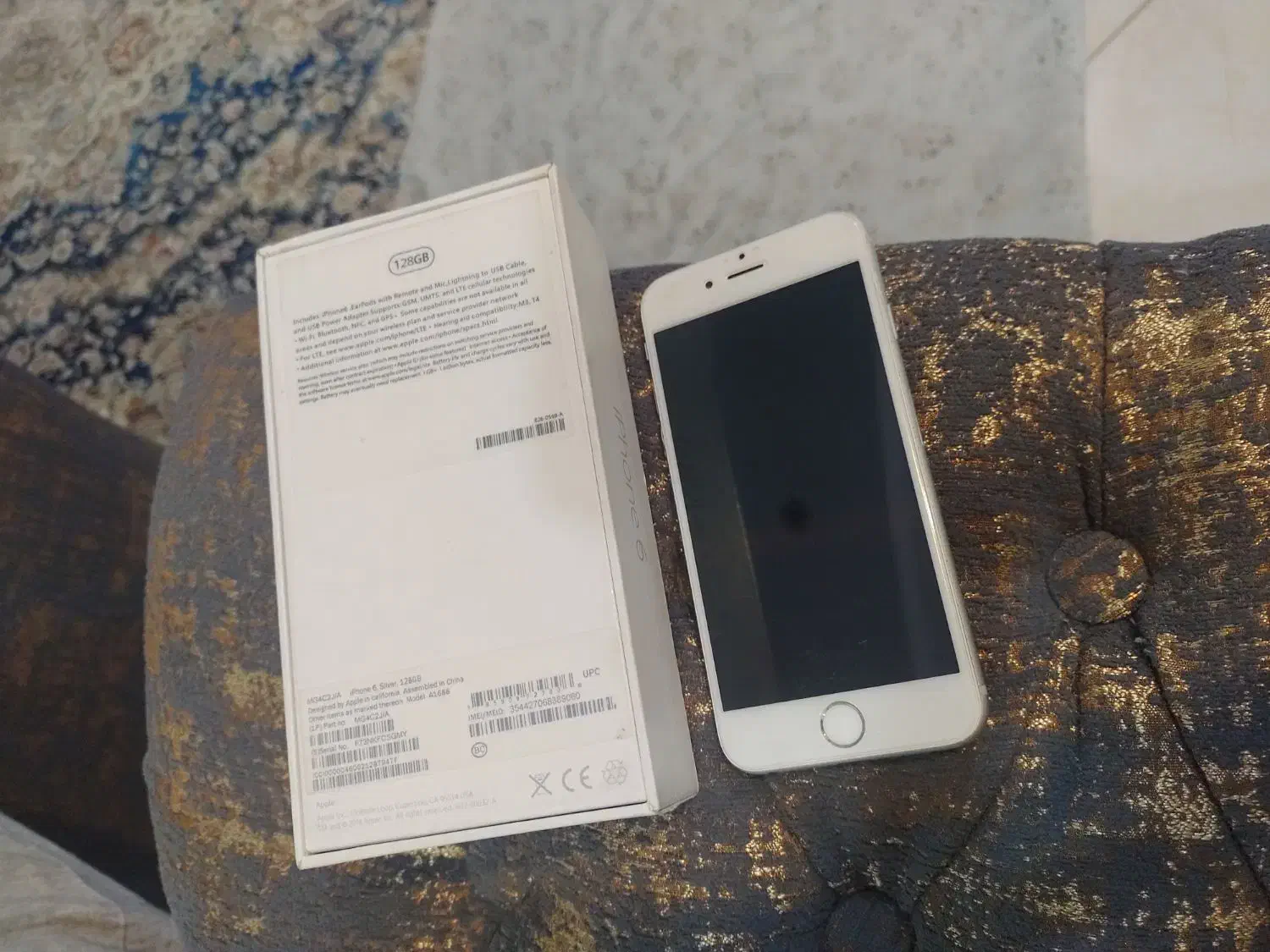 فروش گوشی آیفون6 نقره ای  128گیگ /رم۴|موبایل|تهران, جنت‌آباد شمالی|دیوار