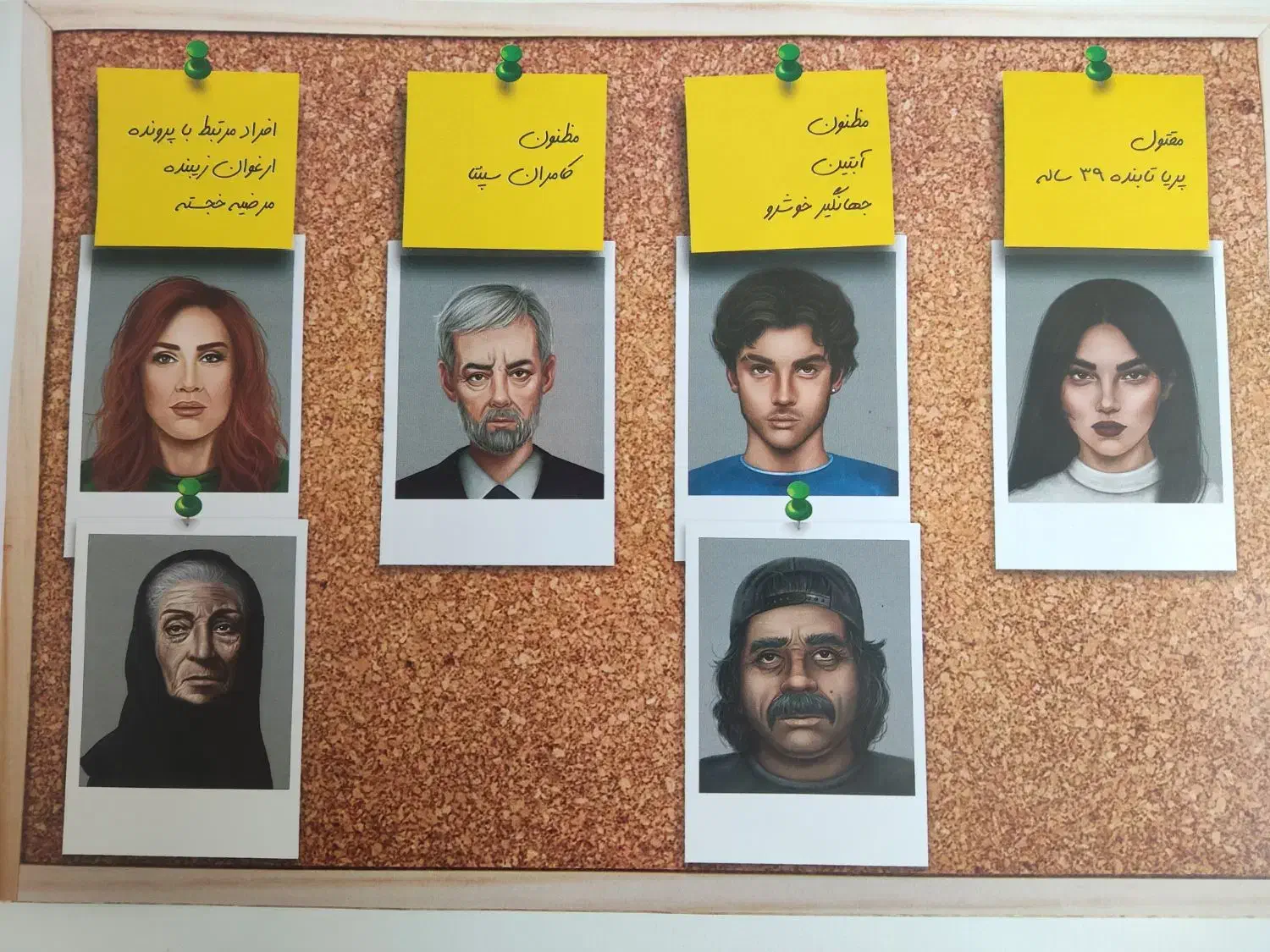 بازی فکری پرونده جنایی(جنون)|اسباب‌‌بازی|شیراز, تلخ داش|دیوار