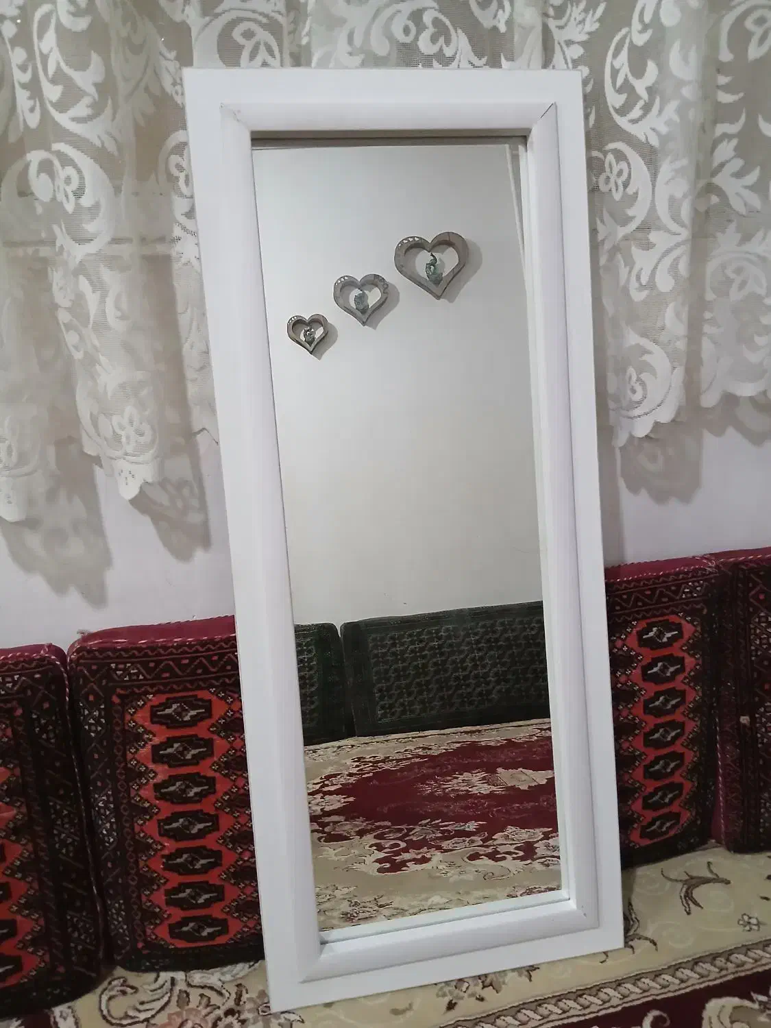 آینه قدی با کشو  و  ساده|آینه|قم, شاه ابراهیم|دیوار