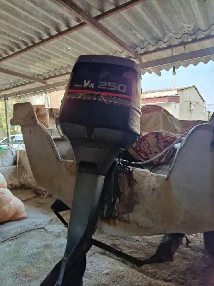 قایق موتوری ۲۵۰ یاماها بشرط|قایق و سایر وسایل نقلیه|بندر ترکمن, |دیوار