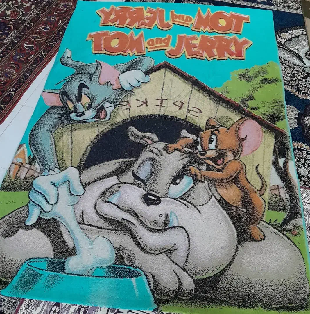 گلیم فرش کودک ۱.۵در۲|گلیم، جاجیم، گبه|شهرکرد, |دیوار