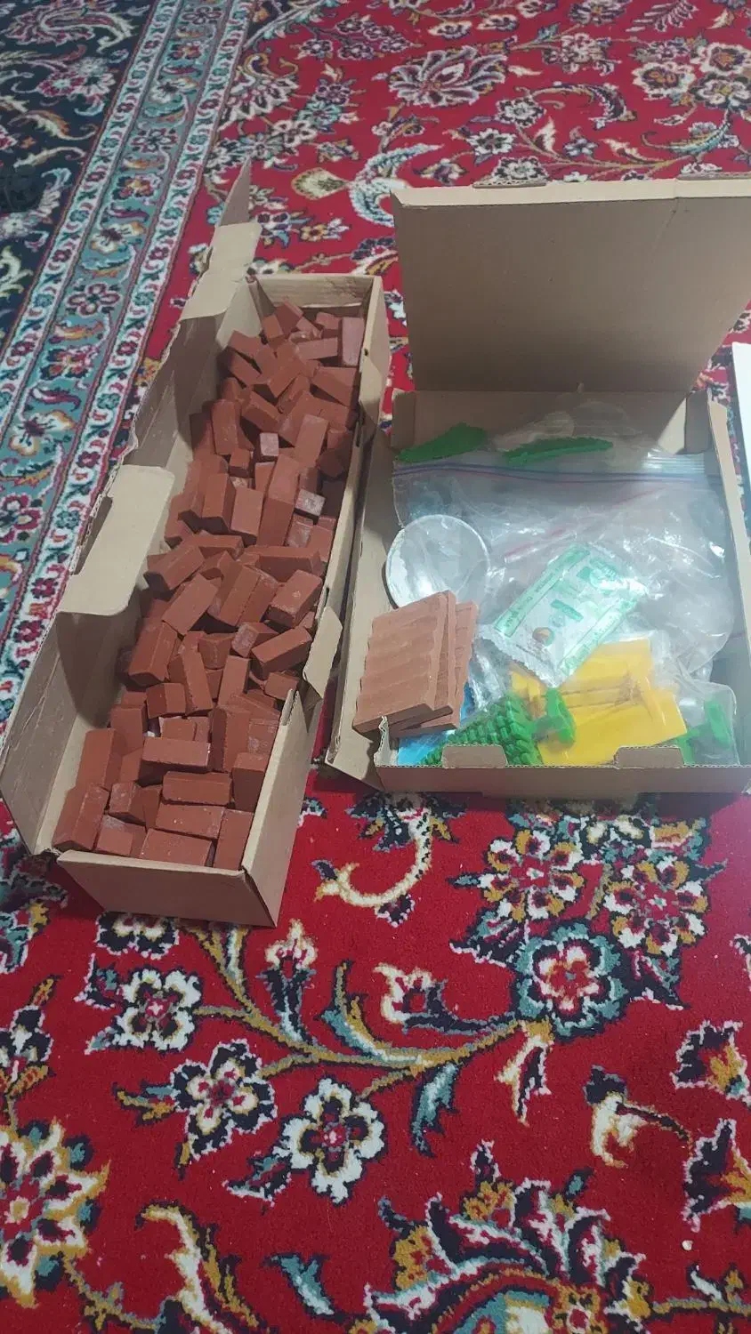 خانه سازی با آجر مینیاتوری واقعی|اسباببازی|صدرا-فارس, فاز ۱|دیوار