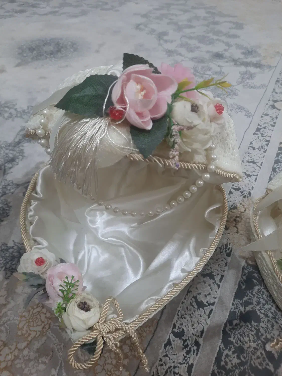 سبد خنچه عروس ۲ تایی|صنایع دستی و سایر لوازم تزئینی|ری, دیلمان|دیوار