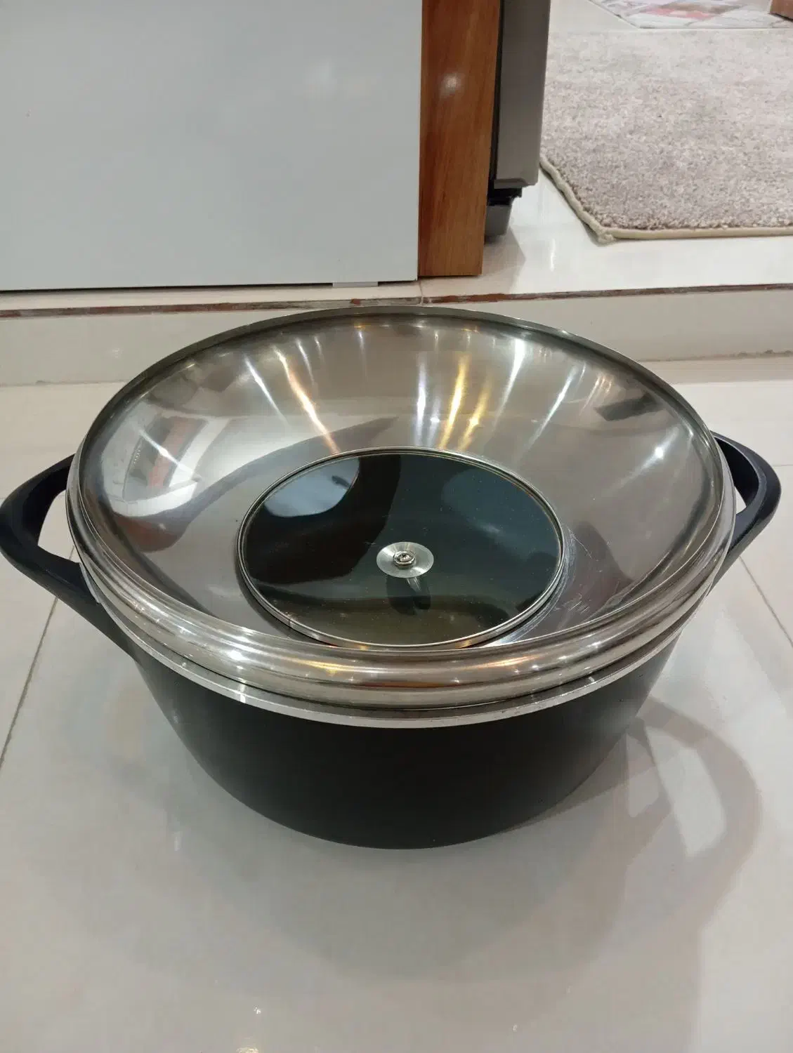 قابلمه چدن سایز ۴۰|ظروف پخت‌وپز|اردبیل, |دیوار