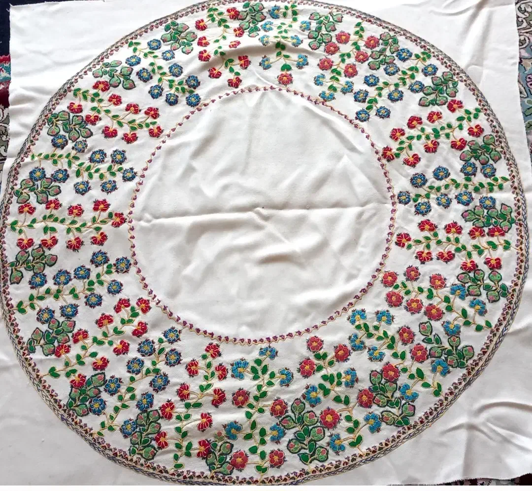 رومیزی گرد پته|صنایع دستی و سایر لوازم تزئینی|سیرجان, |دیوار