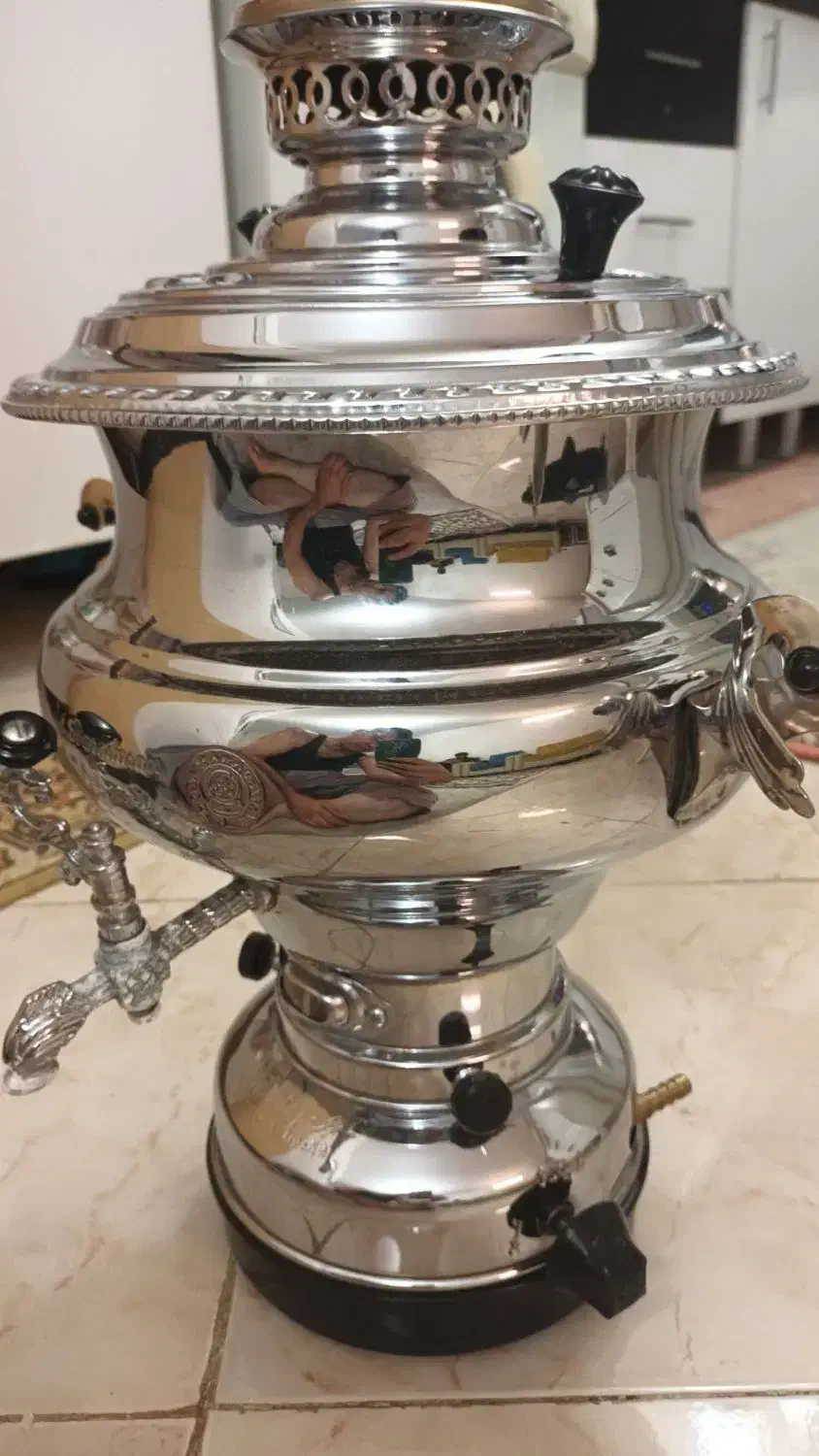 سماورگازی ۸ لیتری برادران.  اکبری|سماور، چای‌ساز، قهوه‌ساز|پرند, فاز ۴|دیوار