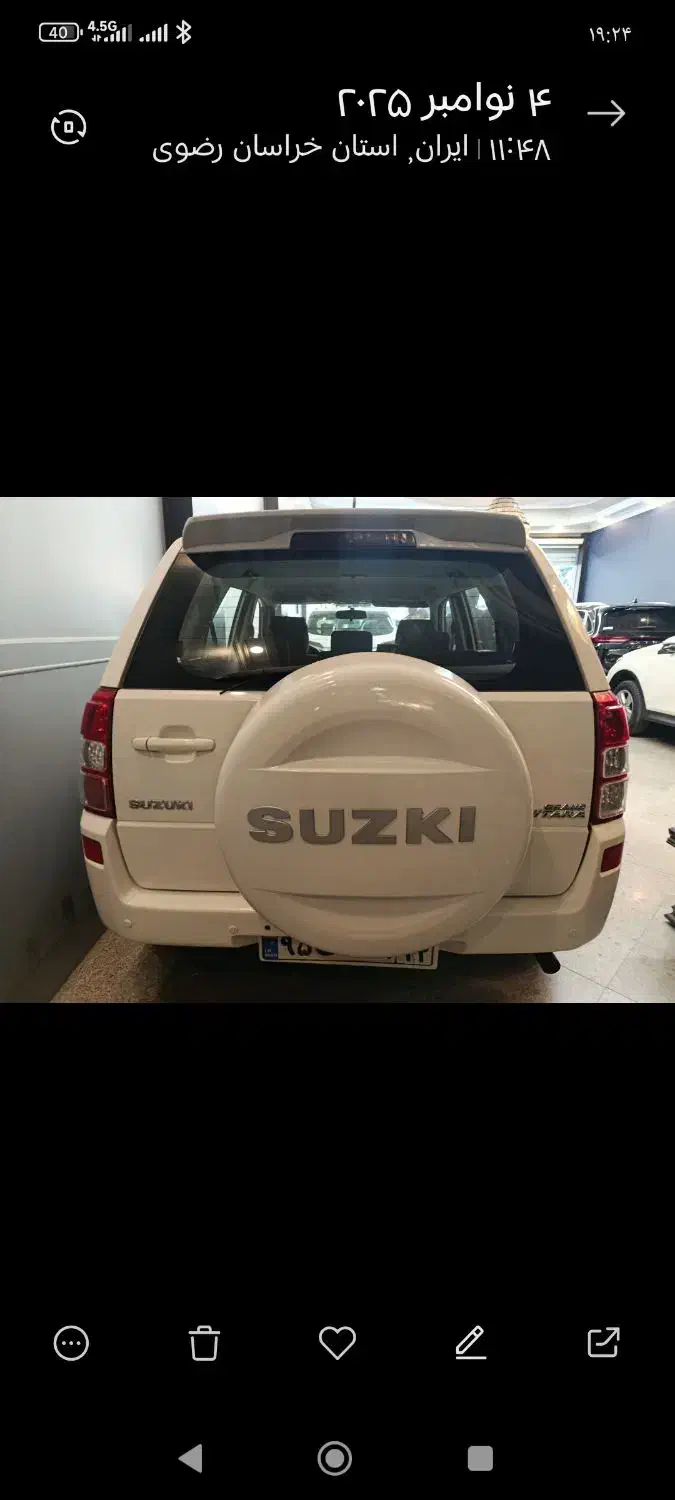 گرند ویتارا مدل 89 موتور 2400|خودرو سواری و وانت|مشهد, خرمشهر|دیوار