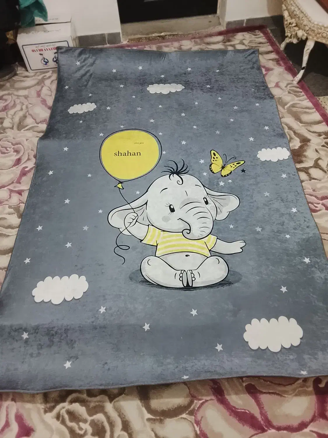 فرش بچه گانه نو آکبند بدون استفاده|فرش|ایلام, |دیوار