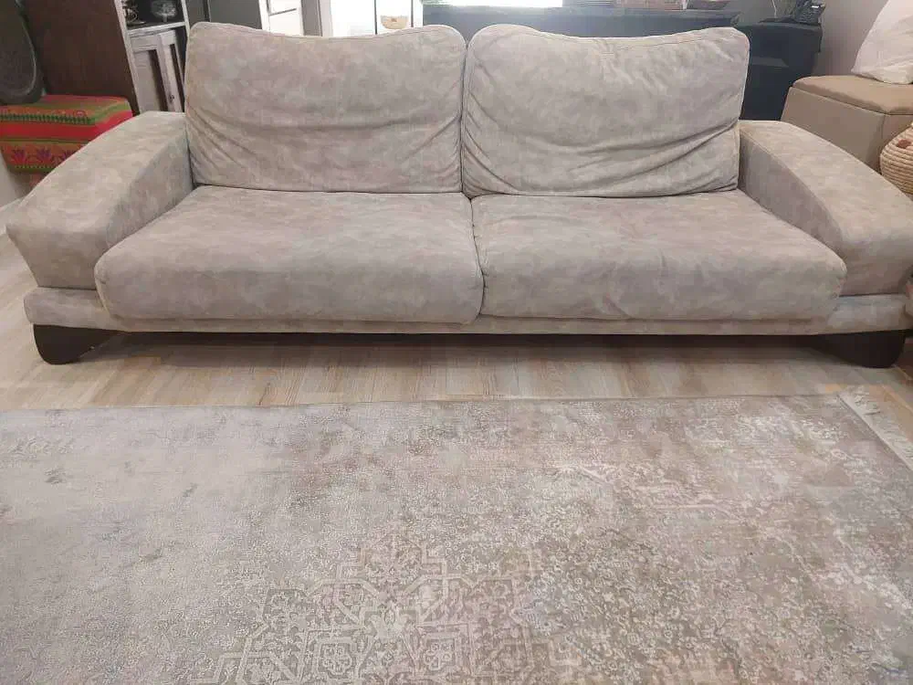 سرویس مبل راحتی ۵ نفره تمام چوب و تمام پارچه|مبلمان خانگی و میز عسلی|تهران, سازمان برنامه جنوبی|دیوار