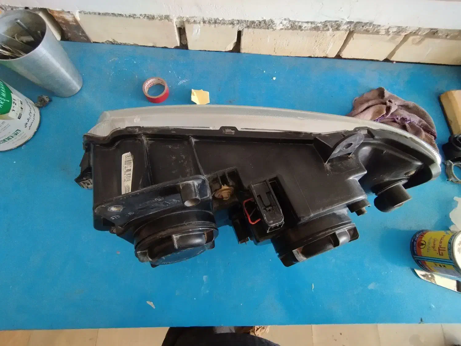 چراغ جلو پژو پارس|قطعات یدکی و لوازم جانبی|سبزوار, قلعهنو دهزار|دیوار