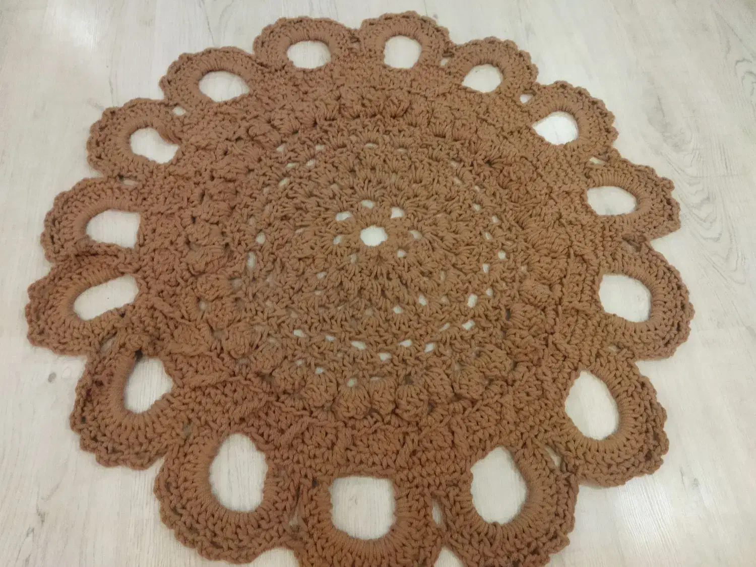 فرشینه دستباف خودم رنگ کاراملی|پادری|تهران, زاهد گیلانی|دیوار